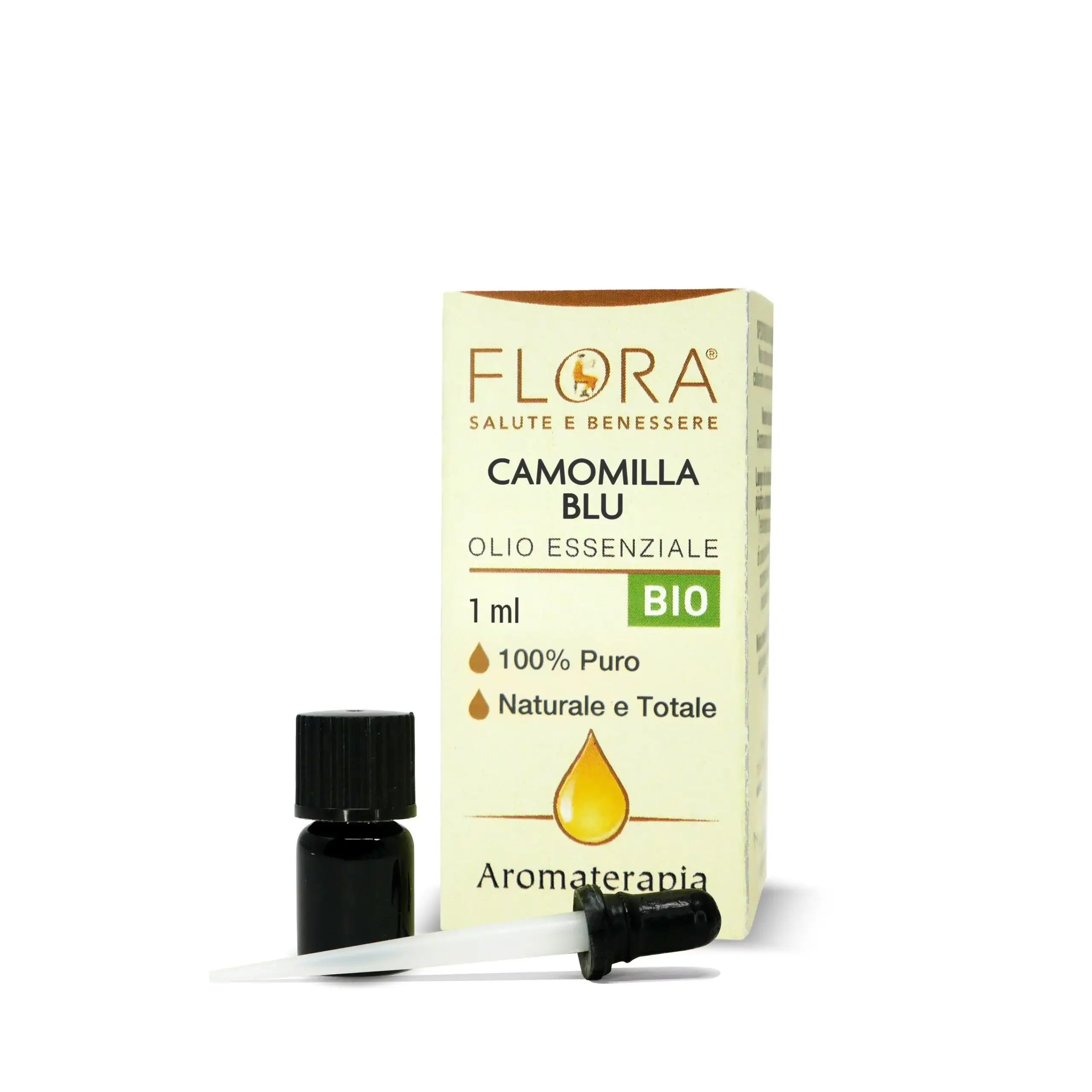 FLORA Olio Essenziale Camomilla Blu 1ml BIO