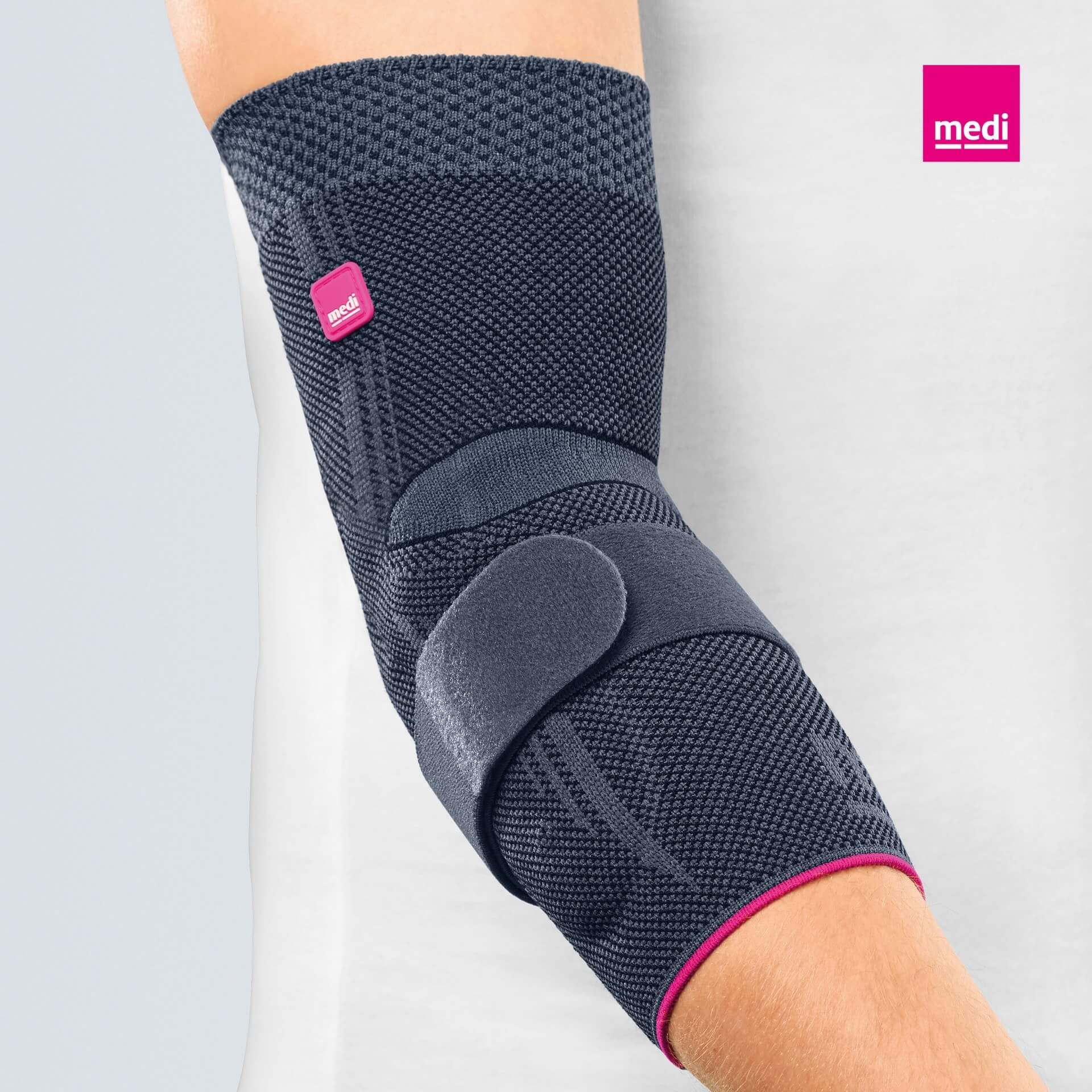 F.G.P. Gomitiera in tessuto elastico con pressore in silicone EPICOMED®