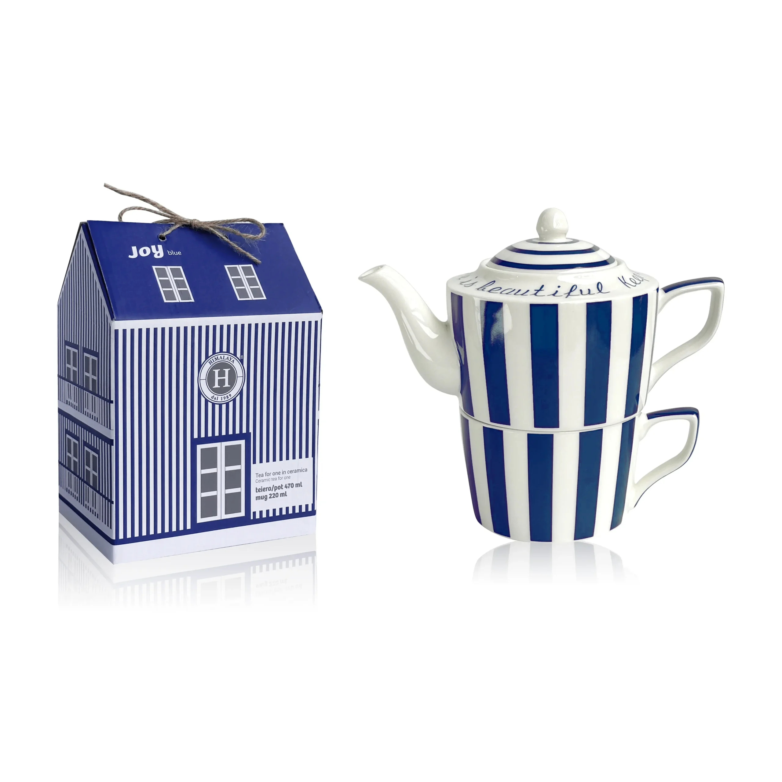 HIMALAYA Teiera Joy Tea for One Blue