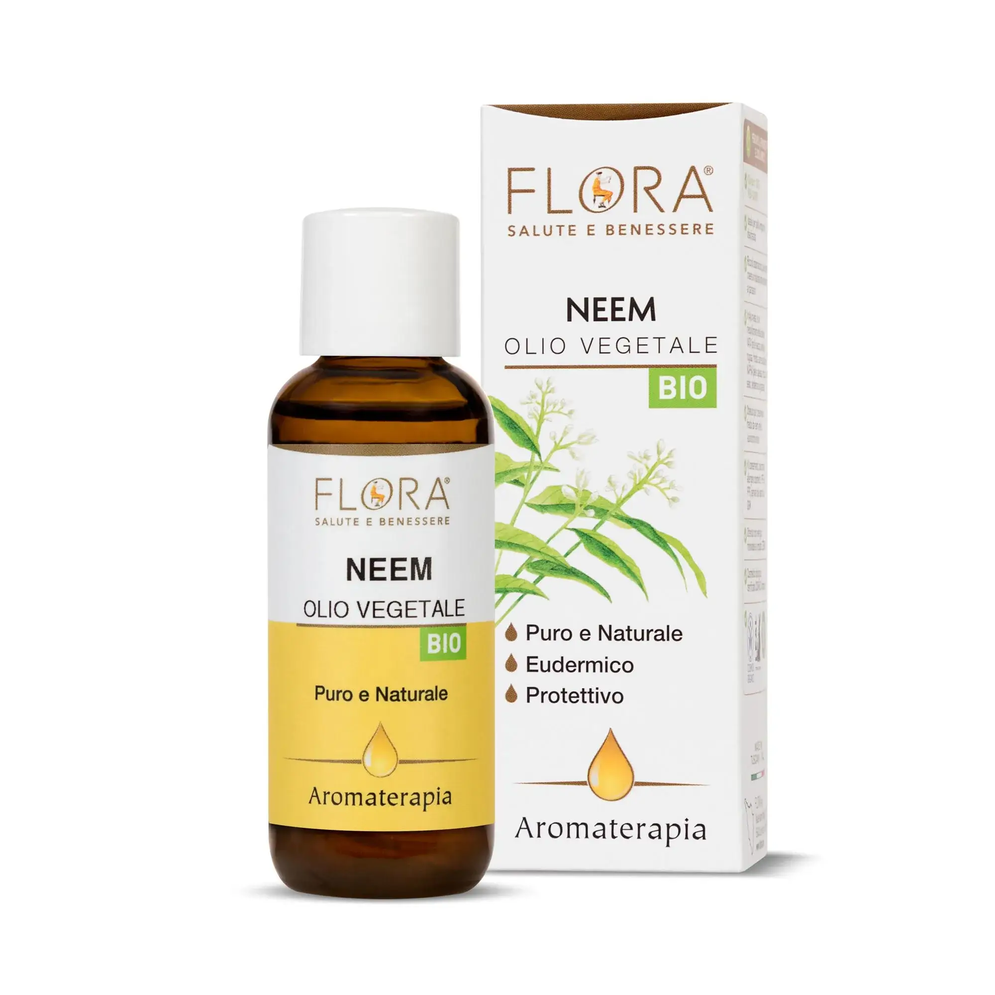 FLORA Neem 50 ml olio vegetale BIO-COSMOS