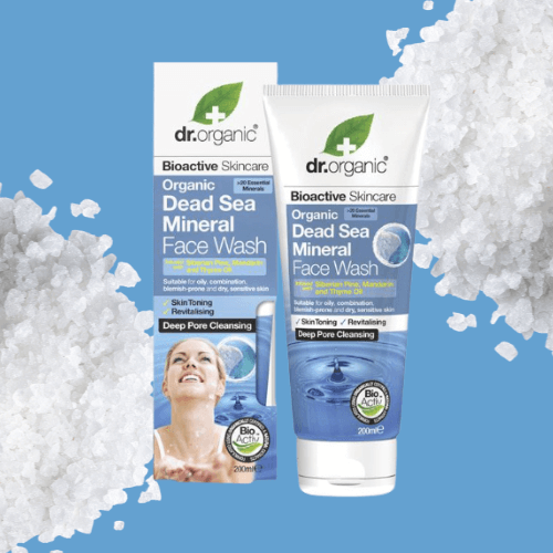 Dr. Organic Face Wash Sali del Mar Morto 200ml