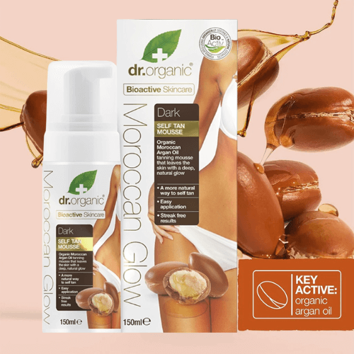 Dr. Organic Moroccan Mousse Autoabbronzante 150ml - Dark