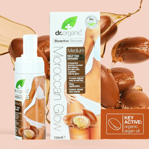 Dr. Organic Moroccan Mousse Autoabbronzante 150ml - Medium