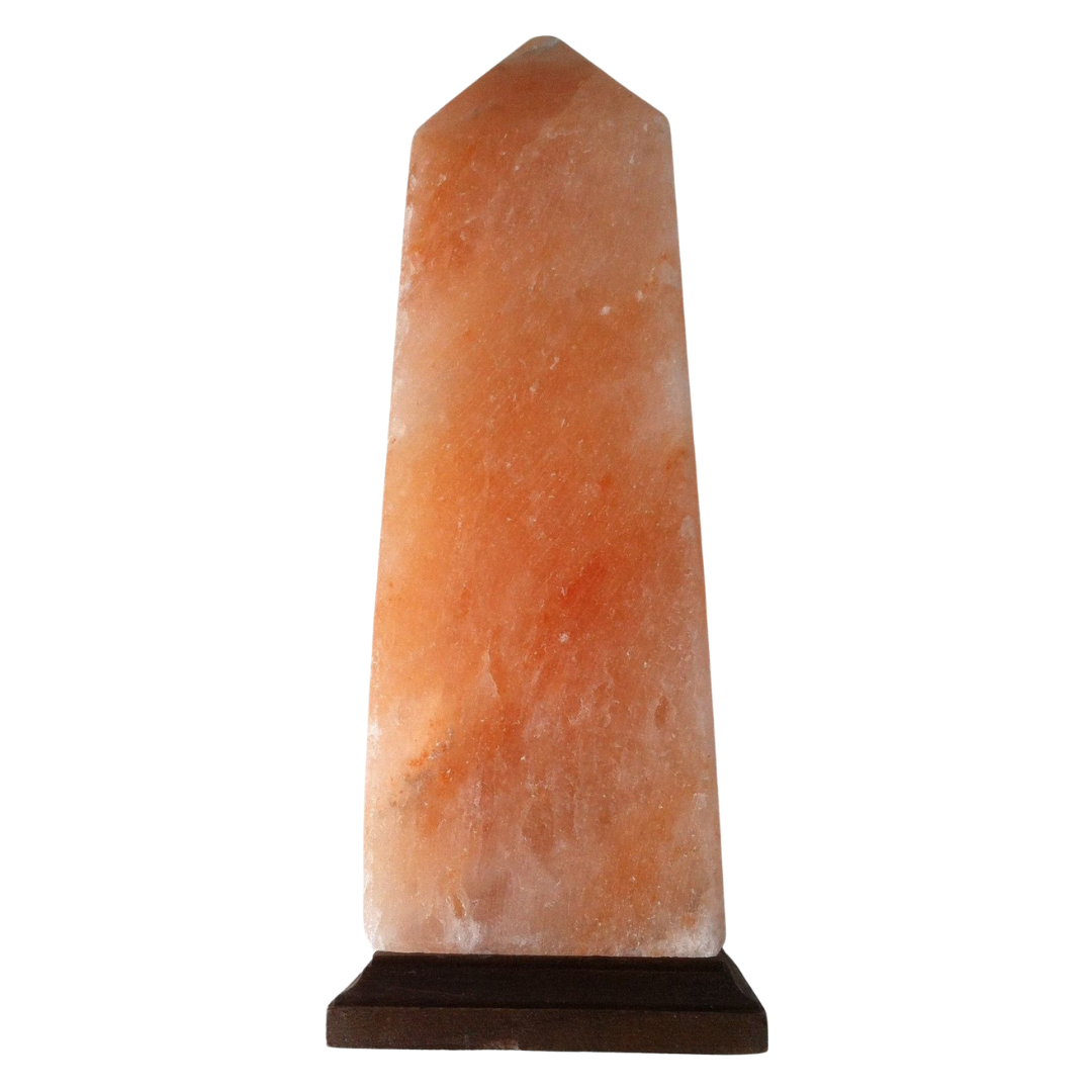 Lampada di Sale Rosa dell'Himalaya Obelisco