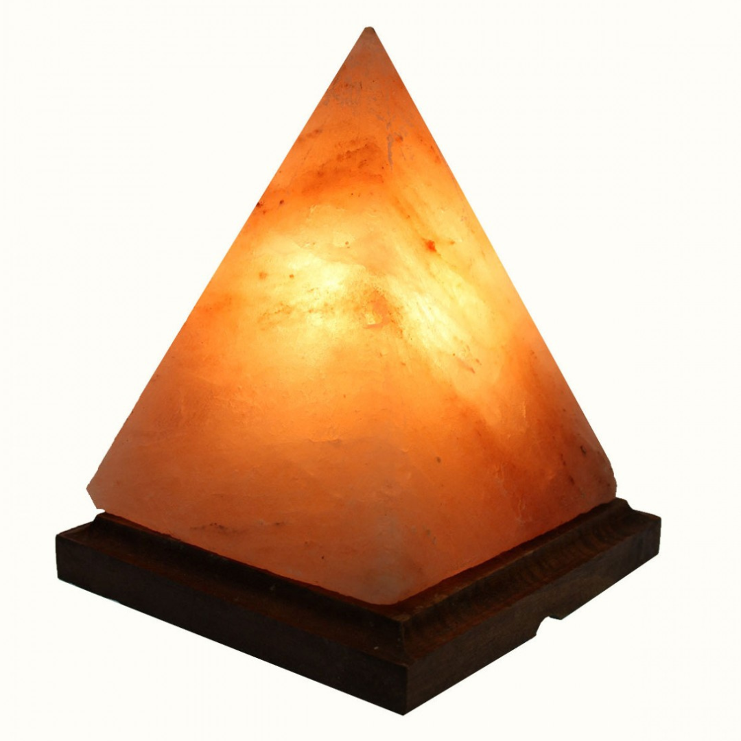 Lampada di Sale Rosa dell'Himalaya Piramide